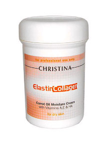 Elastin Collagen Carrot Oil Moisture Cream with Vit. A, E &amp; HA –Увлажняющий крем с морковным маслом, коллагеном и эластином для сухой кожи. (250 ml) Восемь увлажняющих компонентов крема придадут цветущий вид обезвоженной коже. Витамины А и Е и морковное масло препятствуют вредному воздействию свободных радикалов, защищают от атмосферных воздействий, способствуют обновлению кожи, успокаивают ее и снимают раздражение. После регулярного применения этого крема кожа — гладкая, эластичная, упругая и отдохнувшая.