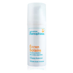 Крем солнцезащитный Ecran Solaire SPF 28 В состав крема Ecran Solaire SPF 28, входят химические, физические УФ-фильтры и растительные антиоксиданты - изофлавоны сои. Защищает кожу от вредного воздействия солнечных лучей (98% защиты от UVB-лучей), не нарушая при этом жизнедеятельность клеток. Крем обеспечивает высокую степень защиты от инфракрасных и ультрафиолетовых лучей типа UVA, UVB, UVC. Степень защиты SPF 28. Увлажняет и питает кожу. Для всех типов кожи.