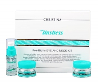 Unstress Eye and Neck Kit – Набор антистресс-препаратов для кожи век и шеи (3 препарата).